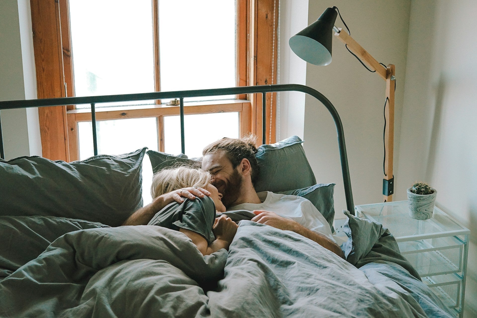 couple sharing intimate moments 